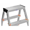 Krause Dopplo 120410 obojstranný hliníkový rebrík, 2 x 5 stupňov