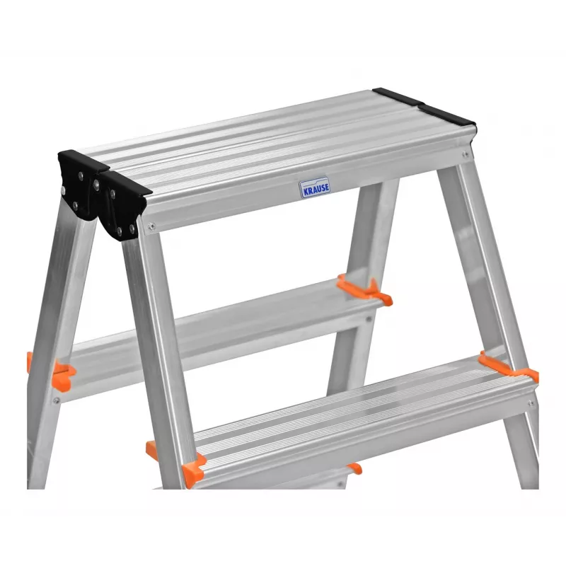 Krause Dopplo 120410 obojstranný hliníkový rebrík, 2 x 5 stupňov
