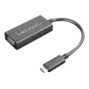 Lenovo 4X90M42956 video kábel adaptér VGA (D-Sub) USB Type-C čierny