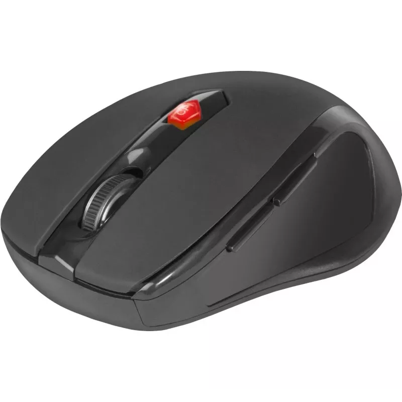 Bezdrôtová RF optická pravoručná myš DEFENDER ULTRA MM-315 — 1600 DPI, 6 tlačidiel, USB prijímač, čierna