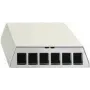 Patch panel Rutenbeck PP-UM A-6 Ap rw 6 portov čistobiela