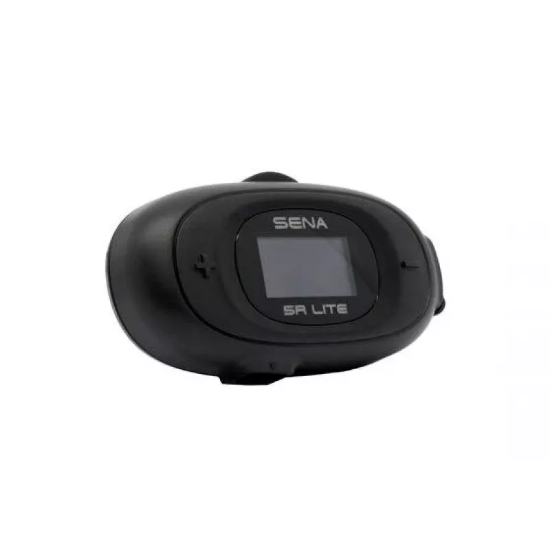 Motocyklový interkom Sena 5R Lite Bluetooth 5.1 700 m dosah s LCD displejom a univerzálnou súpravou mikrofónov pre dve prilby