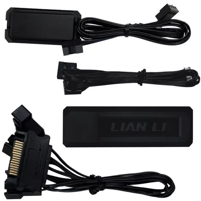 120mm ARGB PWM ventilátor do skrine s bezdrôtovým LCD displejom Lian Li UNI FAN TL