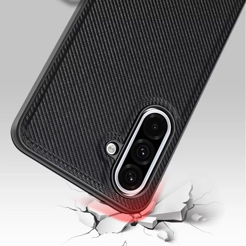 StyleShell NYLO, puzdro na telefón čierne, Samsung Galaxy A36 5G