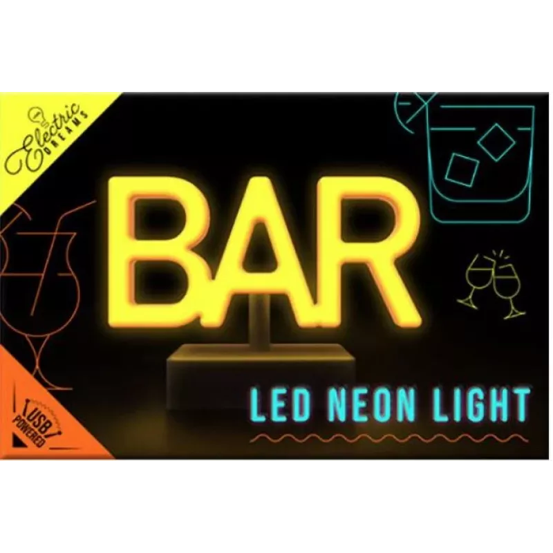 Paladone Bar LED Neon stojaca lampa
