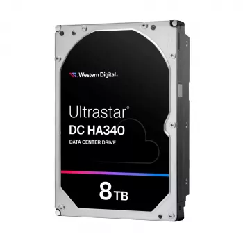 WD Ultrastar DC HA340 WUS721208BLE6L4 - pevný disk - dátové centrum - 8TB - interný - 3,5 (8,9 cm) - SATA 6Gb/s - 7200 rpm - vyrovnávacia pamäť: 256MB (0B47078)
