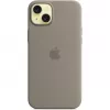 Silikónové puzdro Apple iPhone 15 Plus MagSafe Clay