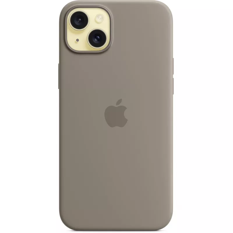 Silikónové puzdro Apple iPhone 15 Plus MagSafe Clay