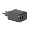 Sieťová nabíjačka SAVIO LA-06/B 30 W, USB-A + USB-C, Quick Charge, Power Delivery 3.0, čierna