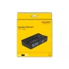 DeLOCK 11495 počítačový prepínač dát 5 Gbit/s čierny plast