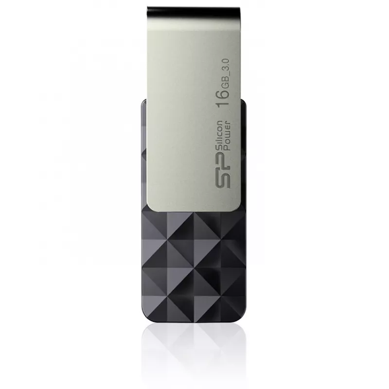 Silicon Power Blaze B30 SP016GBUF3B30V1K USB kľúč, 16 GB, USB 3.0, čierny