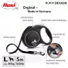 Flexi Black Design L 5 m vôdzka pre psov s navíjacím mechanizmom