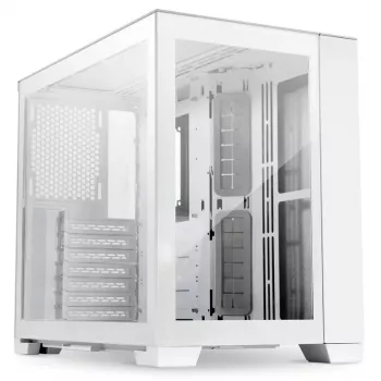 PC skriňa Lian Li O11D Mini-S Mini Tower biela (kompatibilná s SFX/SFX-L napájacím zdrojom)