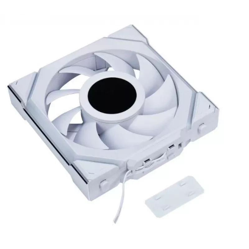 Lian Li UNI FAN SL Wireless 120 ARGB PWM ventilátor do skrinky, 120 mm, 3-balenie vrátane ovládača, biely