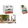 Zásuvkový box CEP TERRA NOVA úložná jednotka so 4 zásuvkami, prevedenie White Sand Terracotta