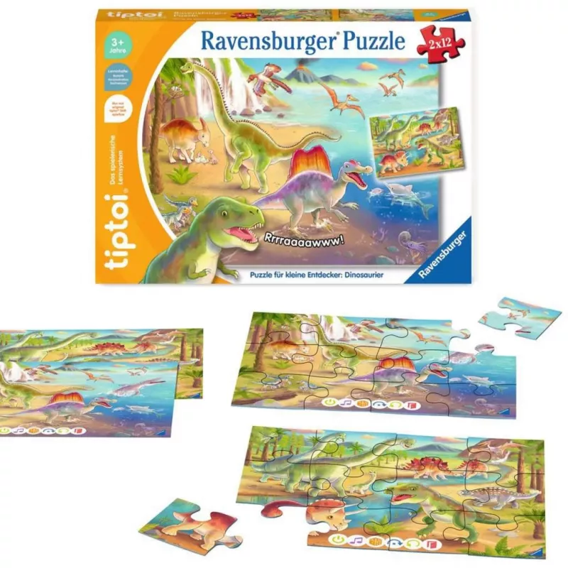 tiptoi Puzzle pre malých objaviteľov: dinosaury