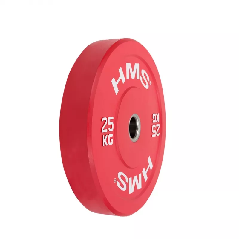 HMS Fitness CBR25 1 ks olympijský bumper kotúč