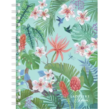Zošit Herlitz Ladylike Jungle A5 100 listov zelená viacfarebná