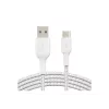 USB kábel Belkin CAB002BT1MWH 1 m USB A na USB C biely