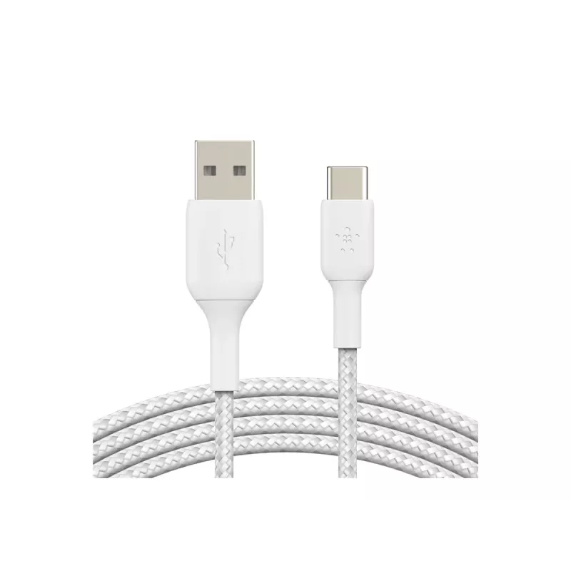 USB kábel Belkin CAB002BT1MWH 1 m USB A na USB C biely