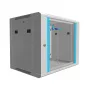 Nástenný rack Extralink 9U 600x450 sivý