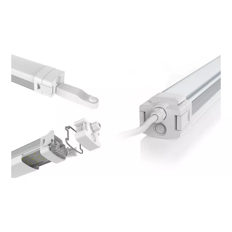 Synergy 21 S21-LED-RA-00104 - obdĺžnikový - strop - závesný - biela - IP65 - IK10 (S21-LED-RA-00104)