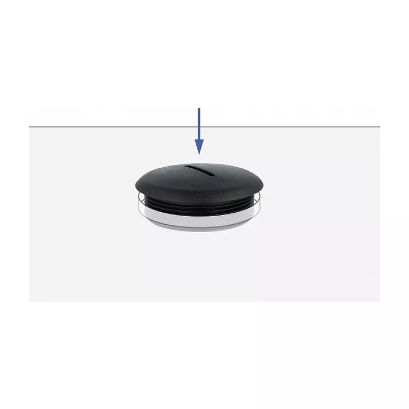 Krytka na rúrku DeLOCK 60229 čierna nylon