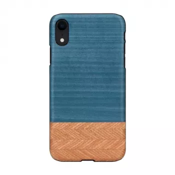 Puzdro na smartphone man and wood pre iPhone XR – Denim čierna ochranné puzdro