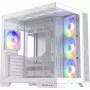 PC skriňa Silentware View A-RGB White VIEWWHITE — Mid-Tower s A-RGB osvetlením, biele prevedenie