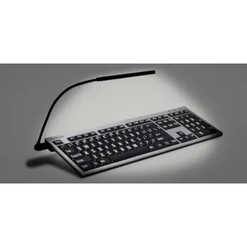 Logickeyboard LL-čierna USB lampa na gadget čierna
