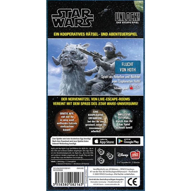 Unlock - únik z Hoth, párty hra