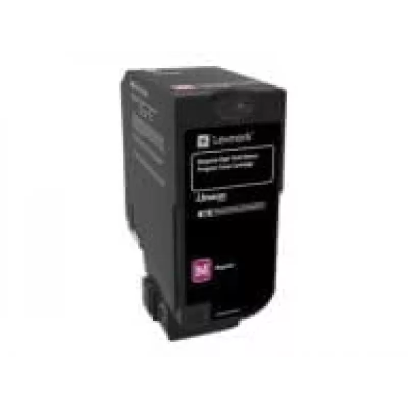 Lexmark 74C2HM0 Vratná tonerová kazeta, purpurová, vysoká výťažnosť