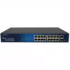 ALLNET 16+2P PoE switch ALL-SG8418PM – 18-portový Gigabit, 16 PoE portov, 2 uplink porty