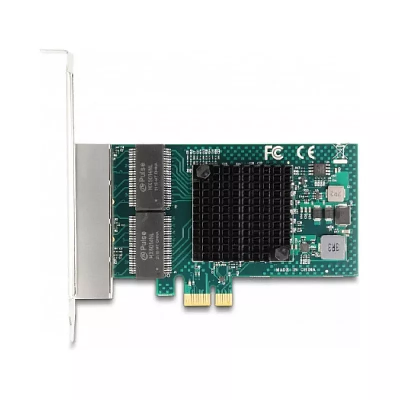 DeLOCK PCI Express x1 karta na 4 x RJ45 Gigabit LAN BCM