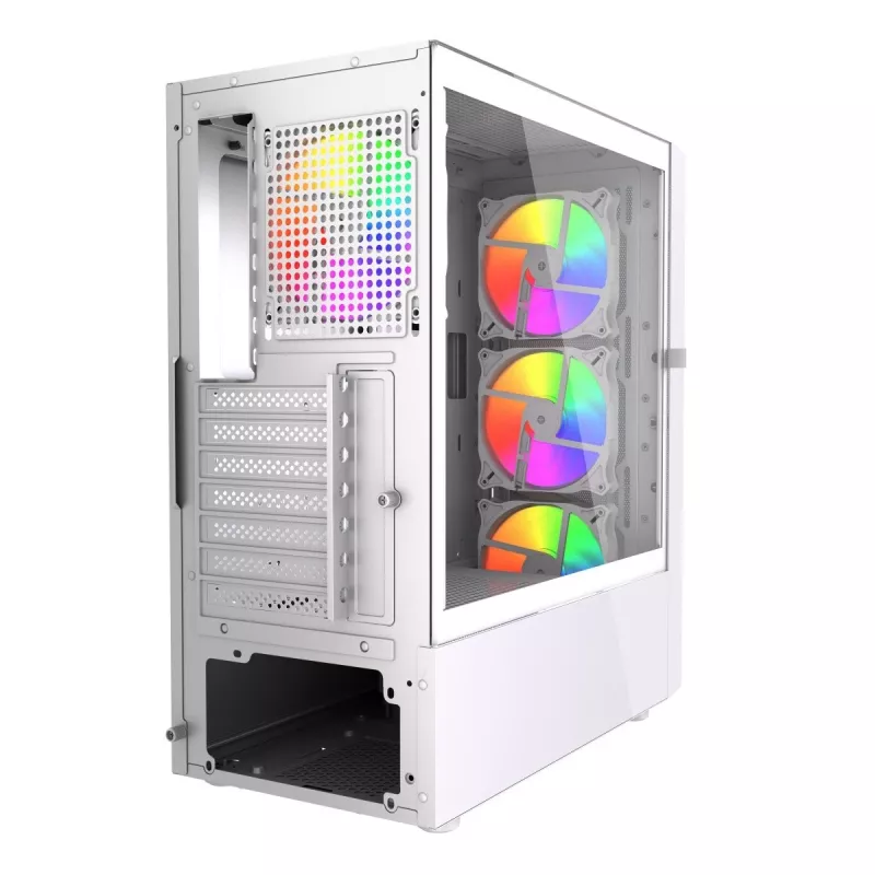 PC skriňa Midi-Tower Fornax 4300 ATX biela