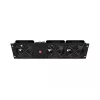 Ventilačný panel LANBERG AK-1506-B 19 palcov s 3 ventilátormi 230V čierny