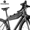Rockbros AS-052 sivá vodotesná cyklistická rámová taška