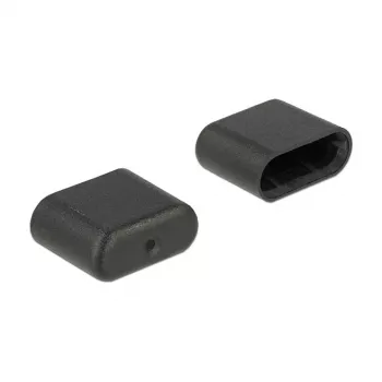 Ochranná krytka konektora samica DeLOCK 64008 USB Type-C čierna