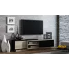Cama TV skrinka SIGMA1 180 dub Sonoma/čierna lesklá