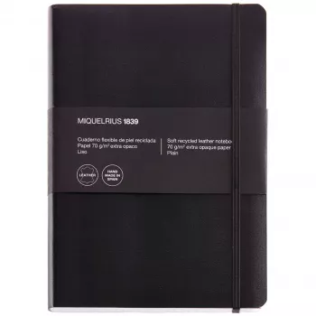 Jakob Maul GmbH LEATHER1839 zápisník 152X210 kockovaný 5mm 100 listov (A040590)