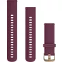 Garmin Quick Release 20 mm silikónový náhradný remienok, fialový/zlatý