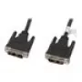 DVI-D kábel LANBERG CA-DVIS-10CC-0030-BK — 3 m, DVI-D na DVI-D, čierny