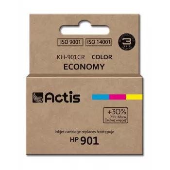 Actis KH-901CR atrament pre tlačiarne HP; náhrada za HP 901XL CC656AE; Standard; 18 ml; farebná
