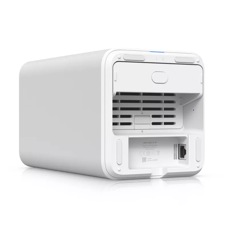 Ubiquiti UNAS-2-W Unifi Nas 2X 3.5 HDD pozície, 2,5 GbE, USB-C, PoE++ adaptér
