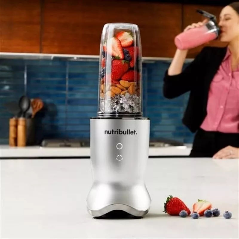 NutriBullet NB1206S stolový mixér 0,9 l 1200 W strieborná, čierna
