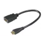 HDMI kábel Akasa AK-CBHD10-25BK 0,25m