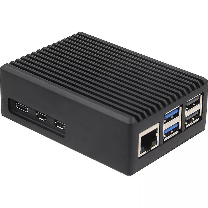 INTER-TECH skriňa pre Raspberry Pi 5 — ODS-739 kompaktný dizajn