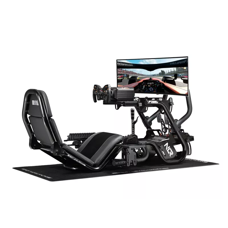 Pretekársky simulátorový kokpit Next Level Racing NLR-R003 F-GT Pro Formula a GT sivá edícia