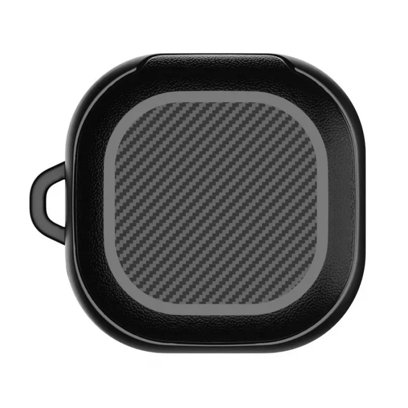 Tech-Protect Rough Carbon kryt na nabíjacie puzdro Samsung Galaxy Buds 2 Pro/2/Live/Pro, čierny