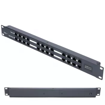 Extralink PoE injektor 12 port 12x 100Mb/s RJ45, Rackmount